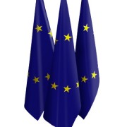 Stojak drewniany potrójny z flagą