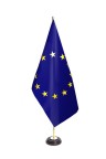 Stojak drewniany z flagą